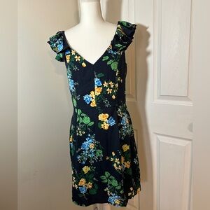 Sugar Lips Floral Dress With Flutter Tank Straps.